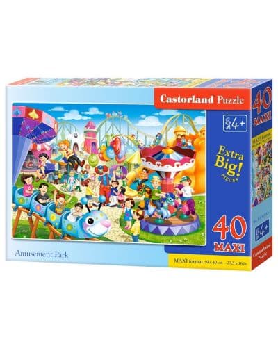 Пъзел Castorland от 40 XXL части - Увеселителен парк